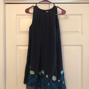 Loft embroidered dress